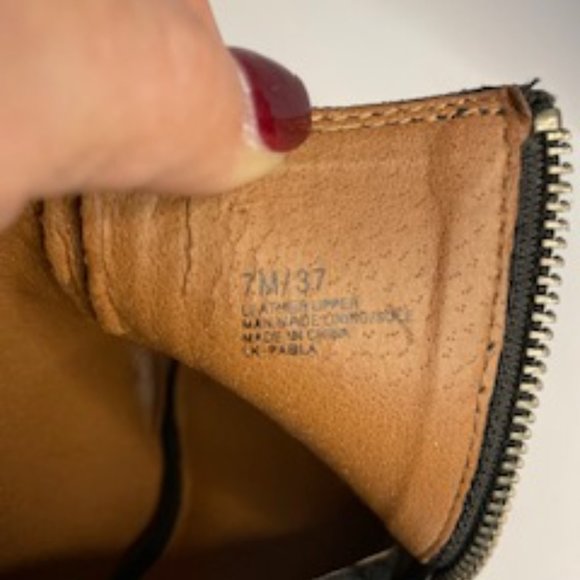 Lucky Brand Pabla Open Toe Side Zip Black Leather Ankle Bootie Size 7 - Picture 7 of 12